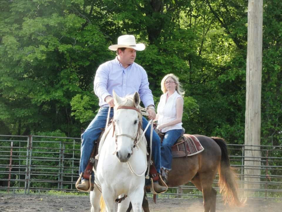 Riders learning together at the ranch